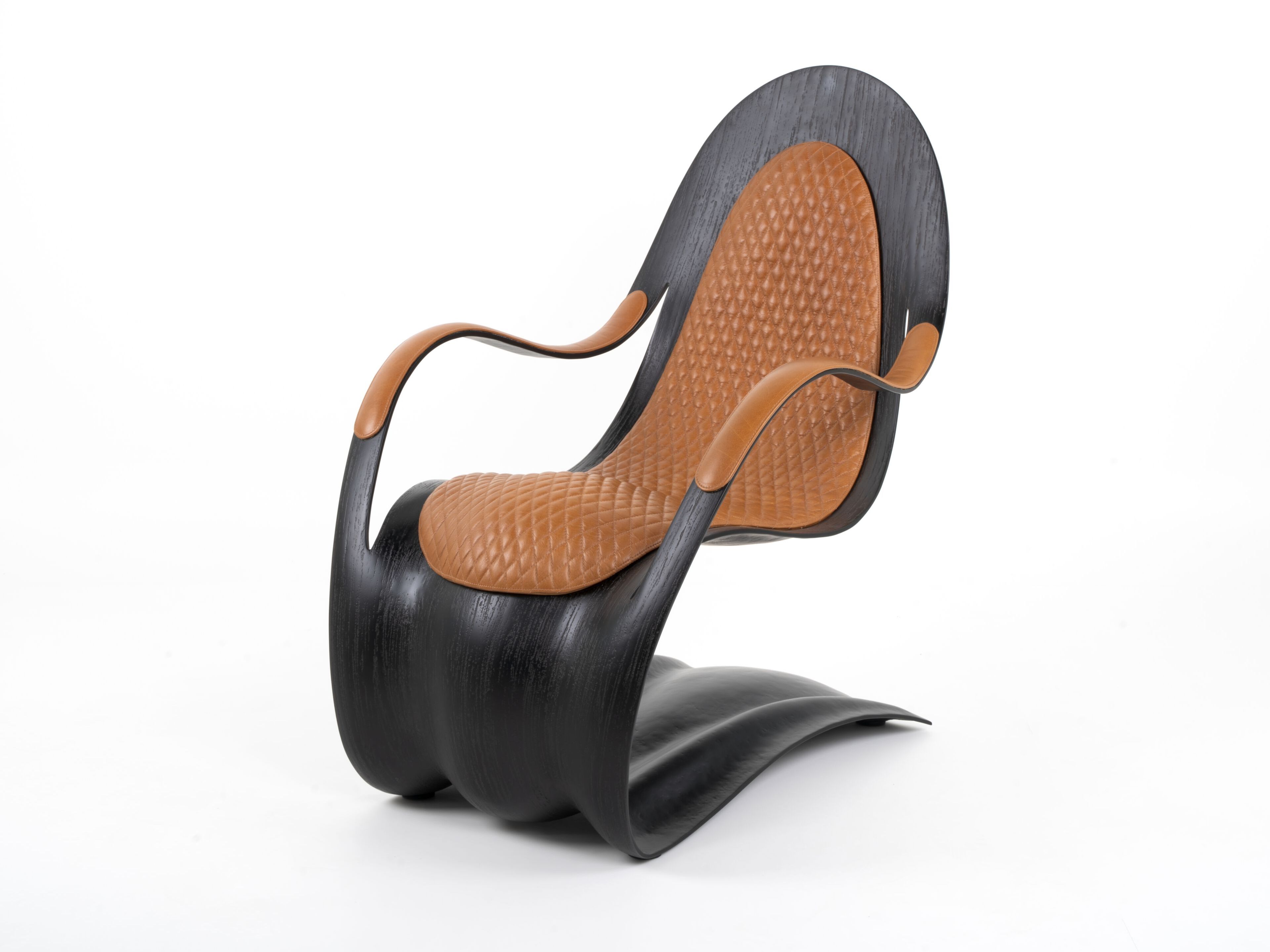 Стекловолокно консольное кресло с подлокотниками GANSK FLEX ARCH-00061809