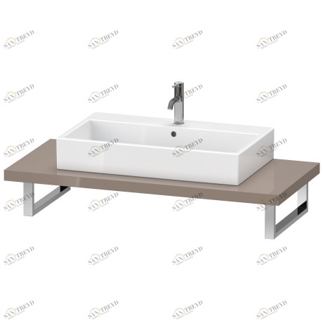 XL102C08686 X-Large Консоль для накладных раковин и встраиваемых умывальников Капучино глянцевый лак Duravit