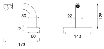 Дозирующий носик из нержавеющей стали для столешницы для умывальника CEADESIGN SIXTY ARCH-00059424 - Вид №2