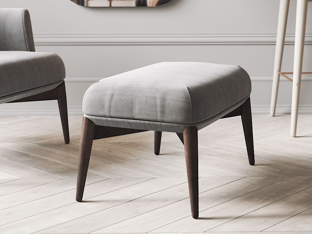 Мягкая скамейка из ткани PRADDY Natur ARCH-00072725 - Вид №2