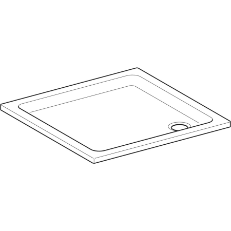 652290000 Квадратный душевой поддон Geberit Renova Geberit  - Вид №6