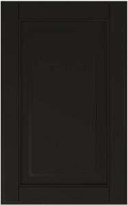 Фасады для кухни Кантри Фрезеровка «Честер» Черный грифельный №300