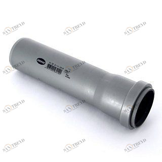 Канализационная труба 110 х 250 Sinikon с раструбом (серая) 500083