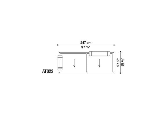 Кожаный диван B&B Italia Атолл ARCH-00112726 - Вид №21
