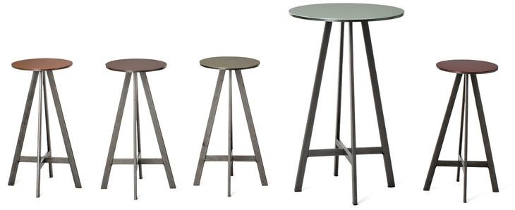 Officine Tamborrino Круглый стол из листового металла Disco sun-id-1377690 - Вид №1