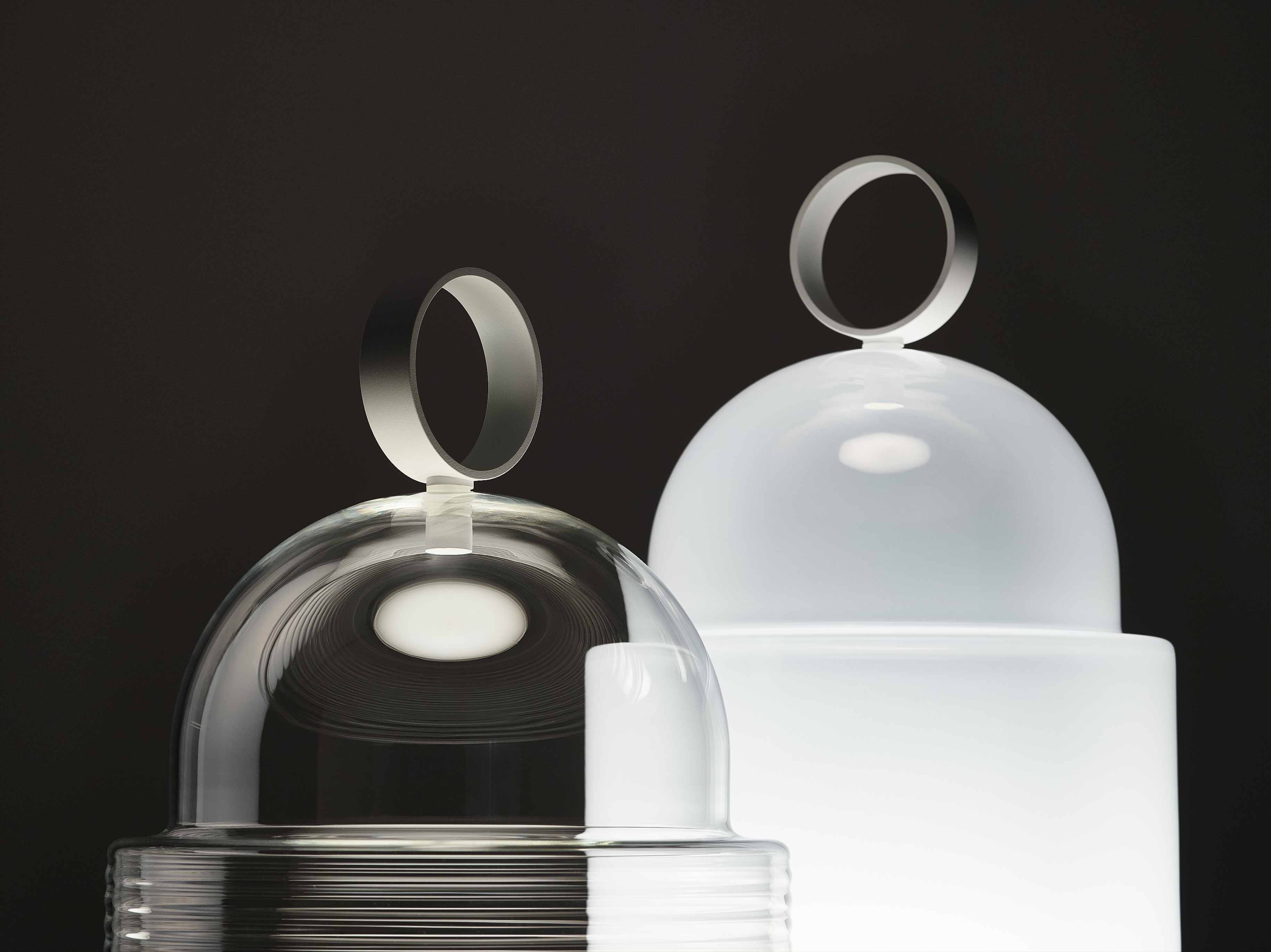 Напольная лампа из дутого стекла BROKIS купол ARCH-00011428 - Вид №11