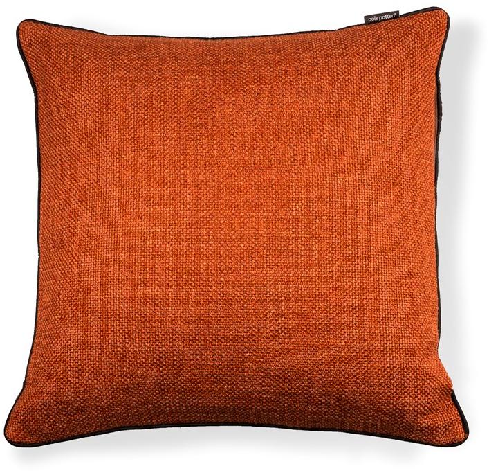 Pols Potten Однотонная квадратная подушка из ткани  555-060-008  - Вид №2