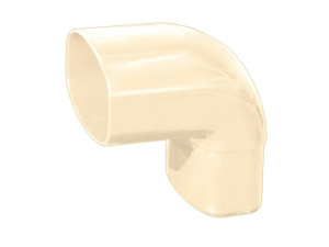 Овальная кривая 87°30' ПВХ