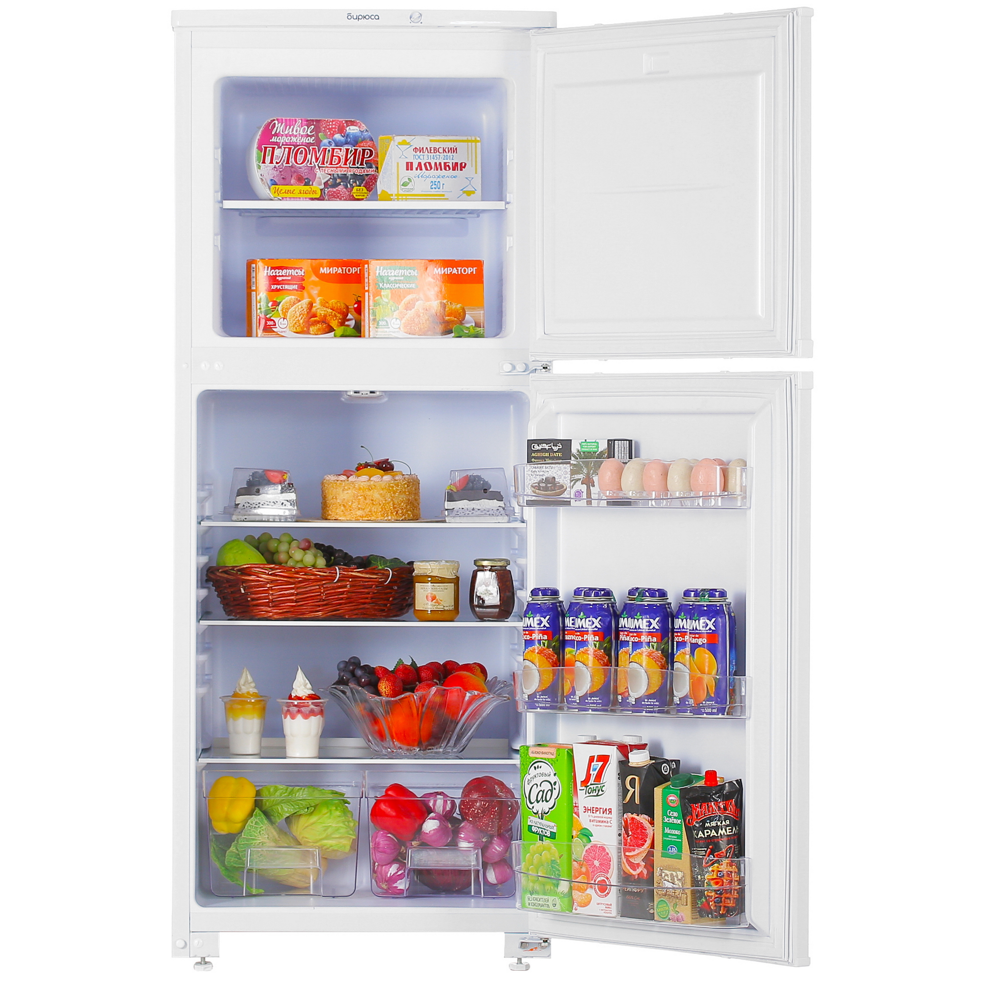 1026127 Холодильник с морозильником   Бирюса 153 белый STDN-0100115 - Вид №5