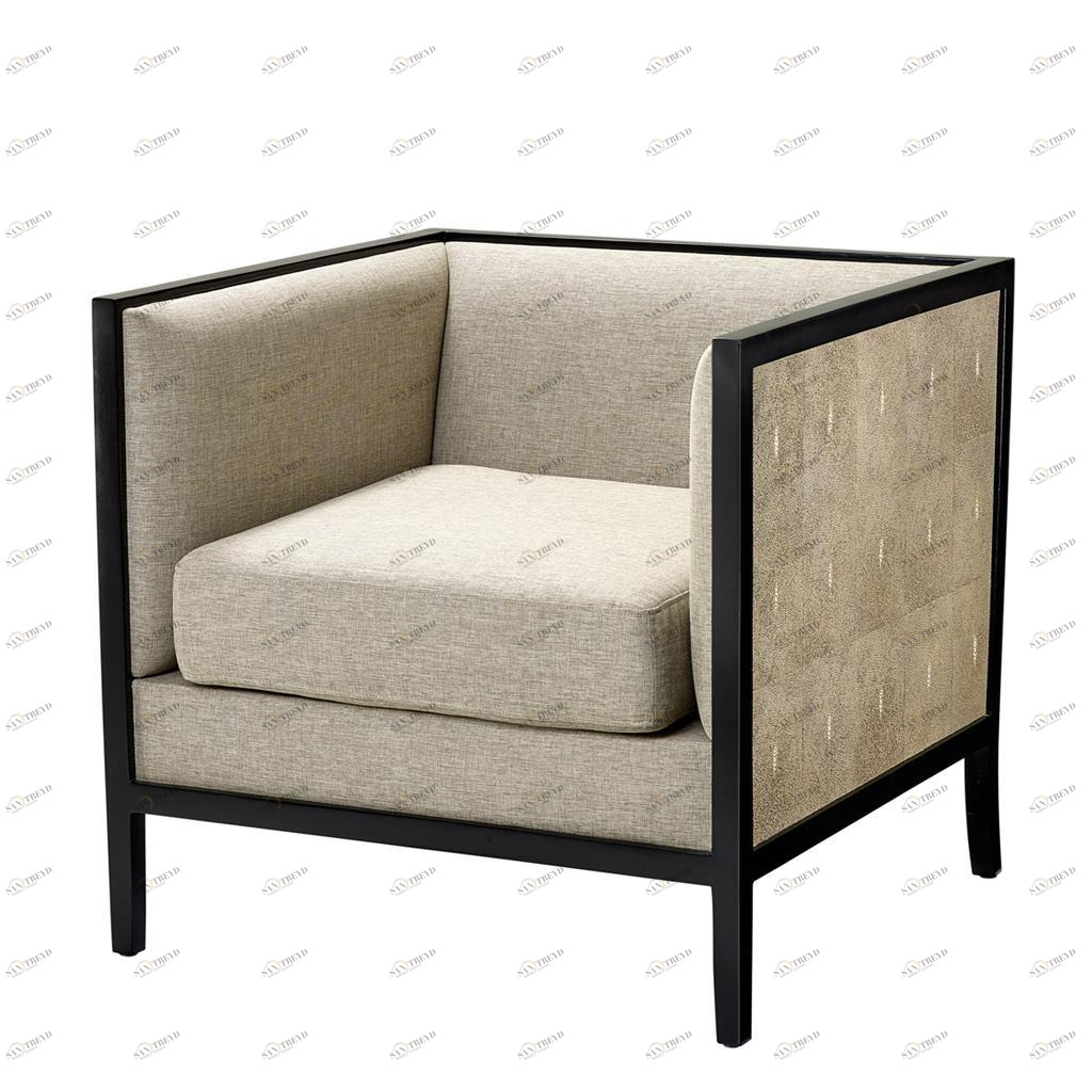 Стул Lauriston от Eichholtz Бежевый/Черный EICHHOLTZ ДИЗАЙНЕРСКИЕ, EICHHOLTZ 062294 Бежевый 