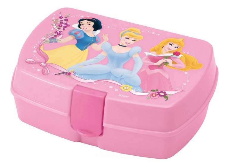 Контейнер для бутербродов с дополнительным лотком "Принцессы" STOR ПРИНЦЕССЫ 335637 Розовый Santreyd  - Вид №1