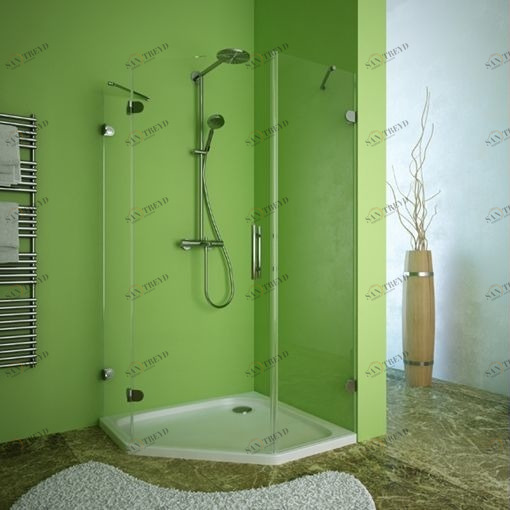 Душевая кабина 75x75 GK-001 стекло прозрачное 6мм GUTEWETTER LUX FESTT 75X75GK001
