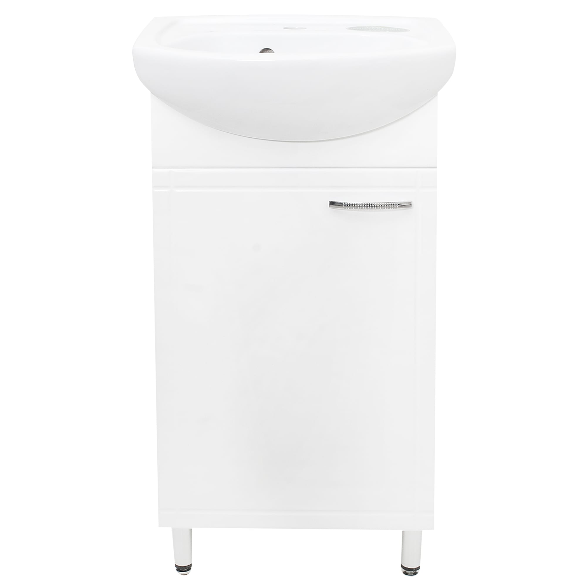 17449445 Тумба под раковину напольная «» 45 см цвет белый Рома Santreyd 
