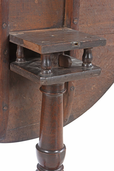 SOR27546 Дубовый штатив с основанием в виде птичьей клетки ijlbrown  - Вид №3