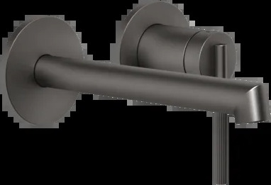 Смеситель для умывальника 63581 707 Gessi Ingranaggio ЧЕРНЫЙ МЕТАЛЛ BR. PVD