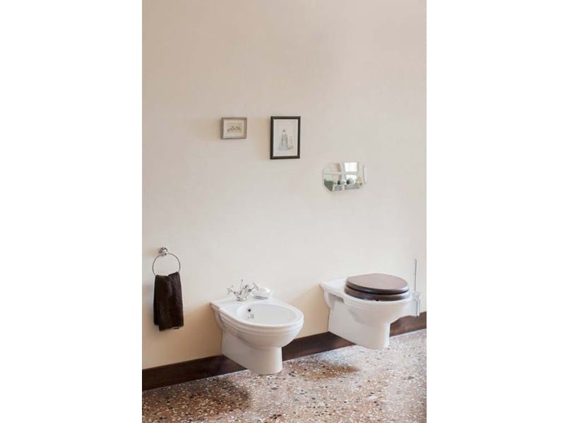 Фарфоровый подвесной биде Gentry Home Викторианский ARCH-00002143 - Вид №1