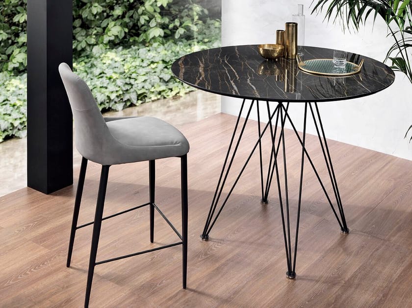 Фиксированный высокий стол с керамическим верхом RIFLESSI ARCH-00064414