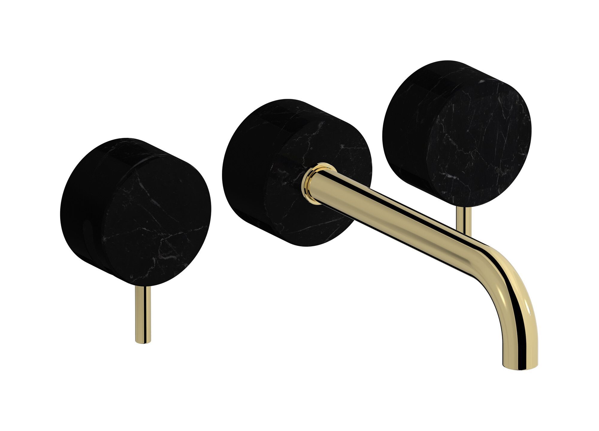 Мраморный настенный смеситель для раковины с 3 отверстиями IB мрамор + мрамор Elle ARCH-00113377 - Вид №7