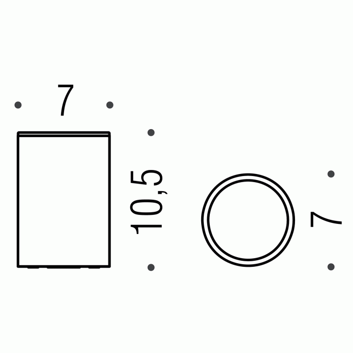 W4941 Стакан настольный COLOMBO PLUS Colombo Design - Вид №1