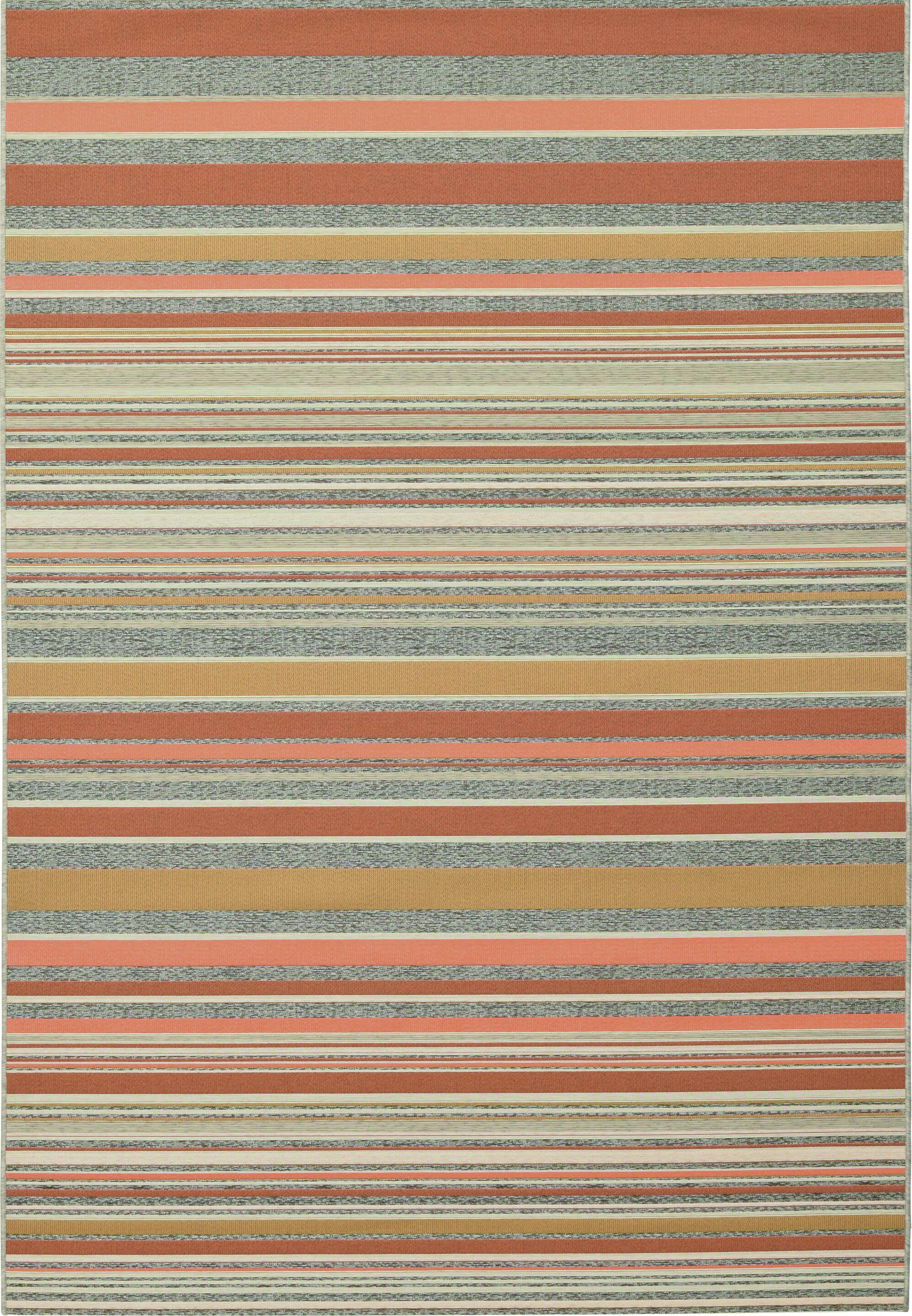 Полосатый напольный прямоугольный ковер Ademi Outdoor ARCH-00139030 - Вид №7