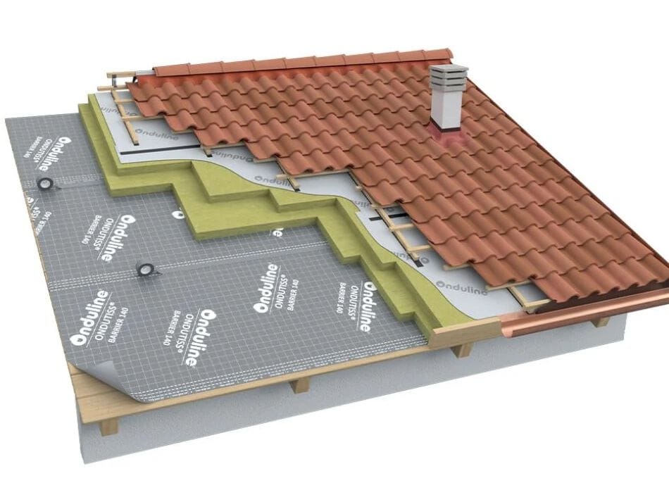 Чрезвычайно прочный пароизоляционный экран ONDULINE ITALIA ONDUTISS ARCH-00017514