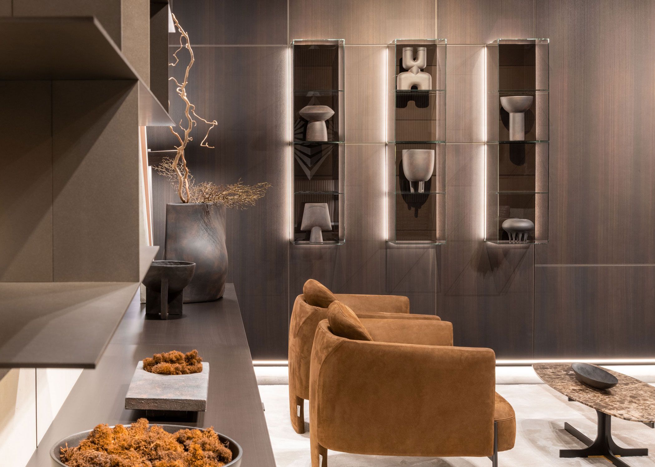 Деревянная стена установила модульную оборудованную стену MisuraEmme PUZZLE ARCH-00075287 - Вид №2