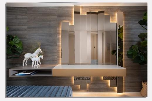 MORADA Консоль / зеркало из дерева и стекла  Drama mirco  - Вид №2