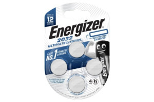 16281990 Батарейки Ultimate Lithium CR2032 4 штуки в блистере 7638900422993 Energizer