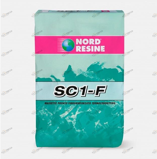 NORD RESINE Готовая к применению песчано-цементная стяжка с контролируемой усадкой, с добавлением полуструктурных волокон. Malte e betoncini per il ripristino sun-id-1371650
