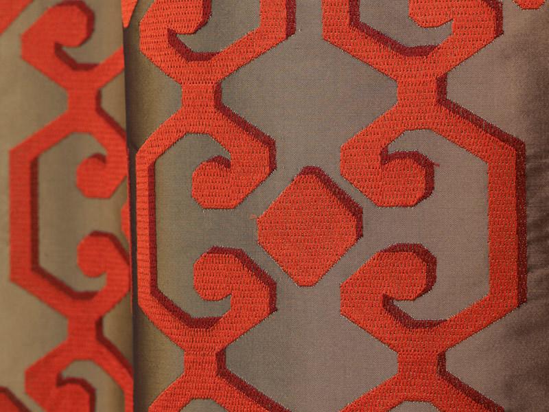 Dedar Бархатная ткань с графическими мотивами для штор sun-id-1515488 - Вид №1