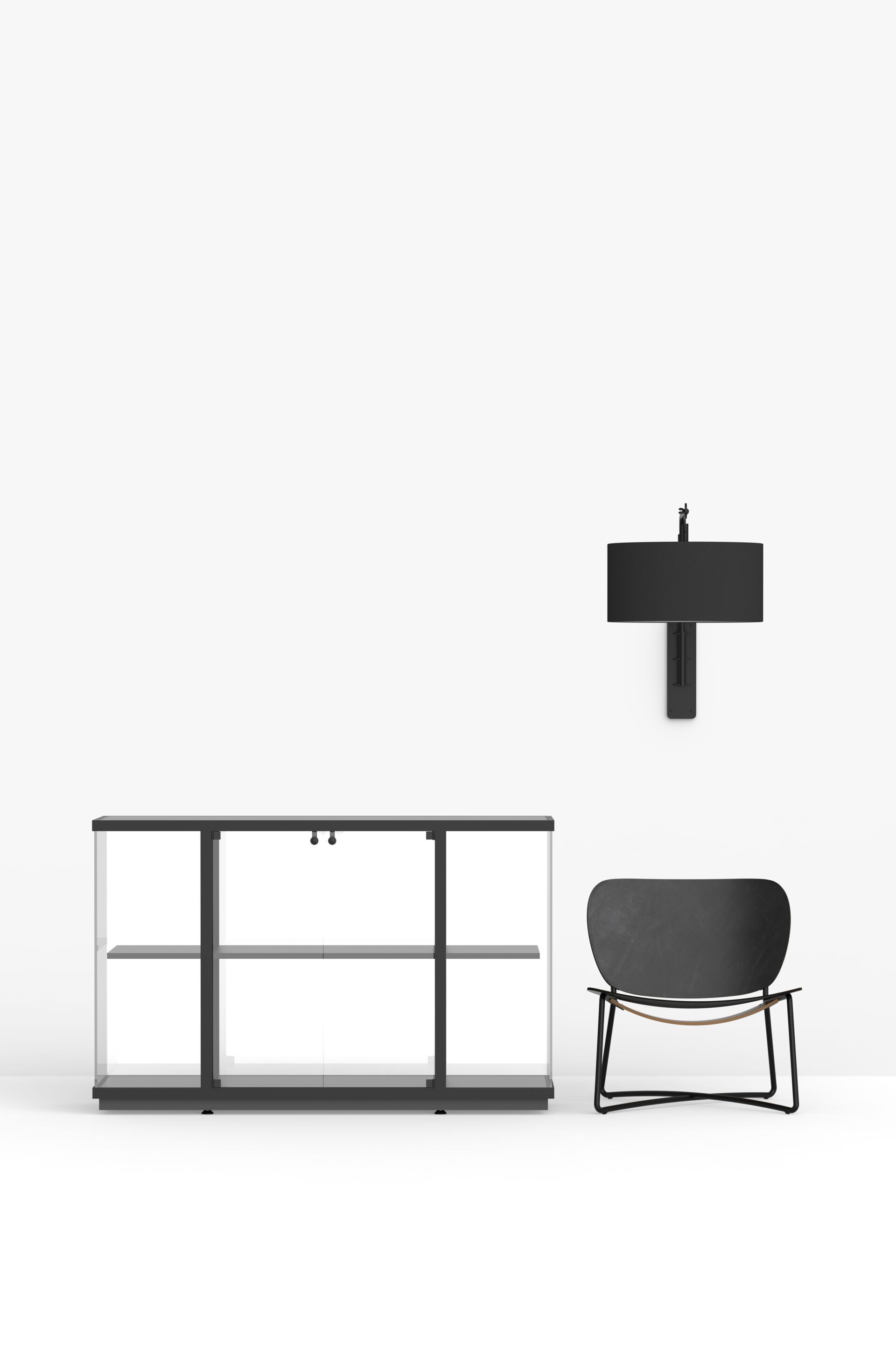 Настенный светильник из стали и ткани с гибкой рукояткой FUNCTIONALS SWIVEL ARCH-00039568 - Вид №8