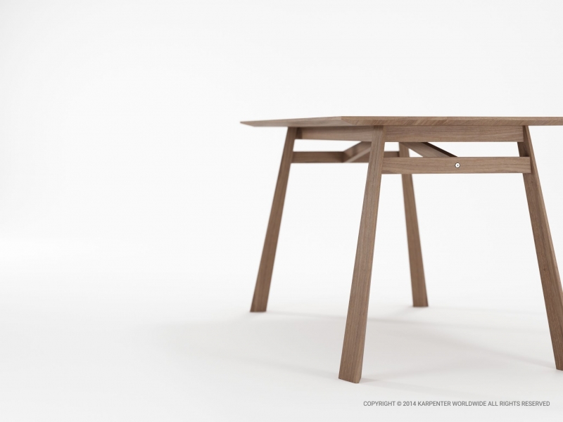 532_1055 Стол обеденный прямоугольный 160 Karpenter Carpenter - Вид №3