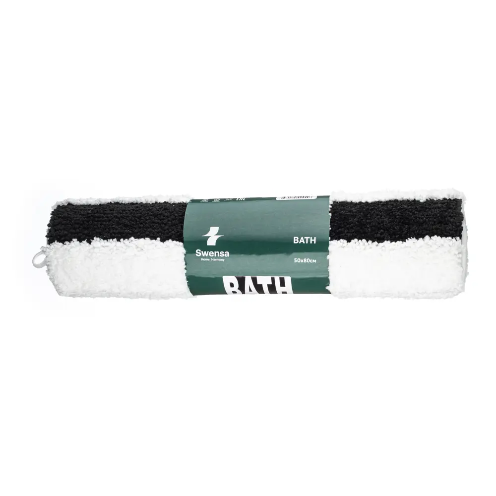Коврик для ванной SWENSA Bath — уют и безопасность в черном цвете 89379342 STLM-1432736 - Вид №2