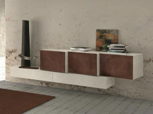 Presotto Подвесной лакированный буфет Inclinart cor-ten