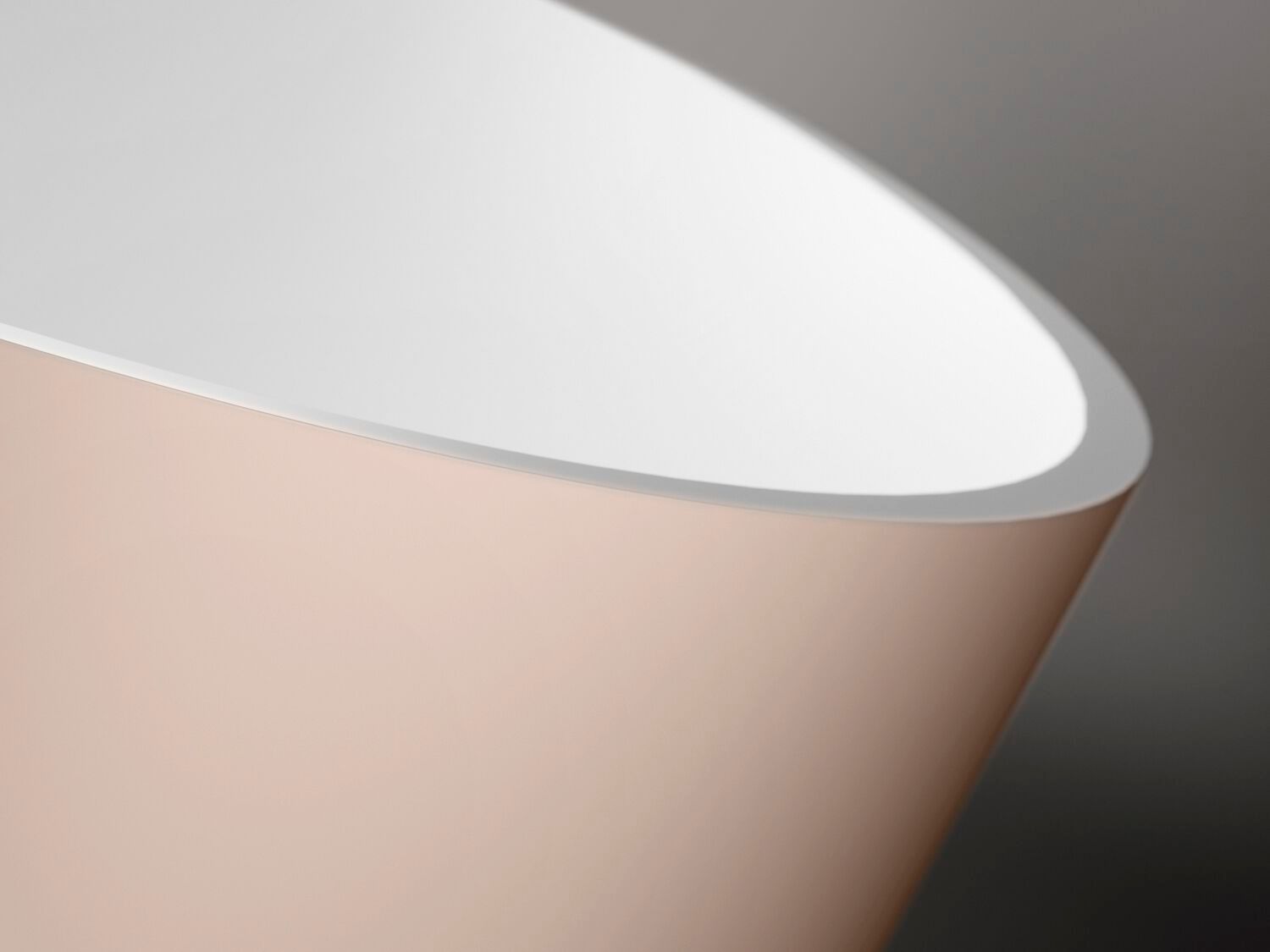 Овальная ванна в центре комнаты в твердой поверхности Gruppo Treesse мебель для ванной комнаты-отдельно стоящие ванны ARCH-00149866 - Вид №6