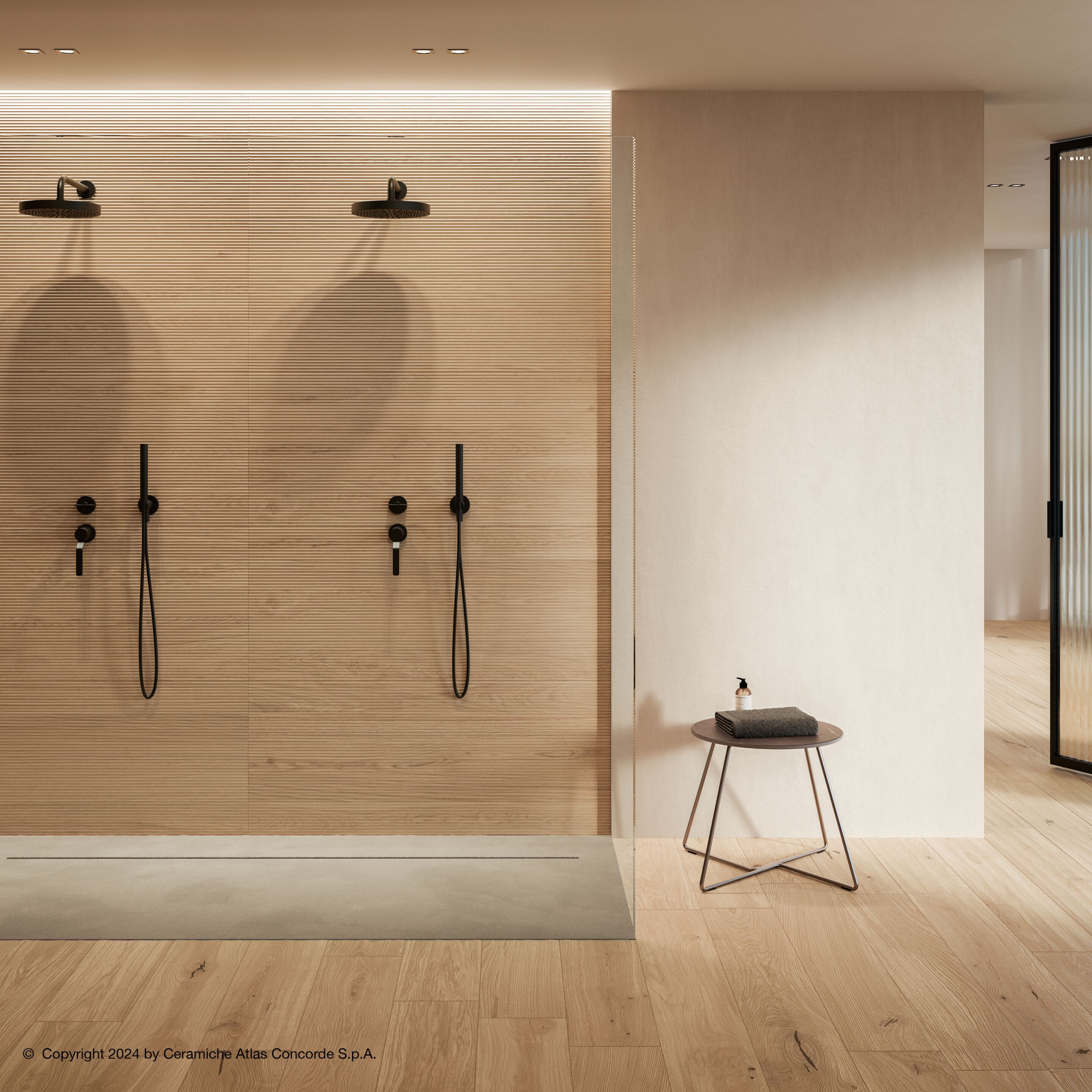 Напольное покрытие из керамогранита в помещении и на открытом воздухе с эффектом дерева Atlas Concorde журнал ARCH-00030139 - Вид №9