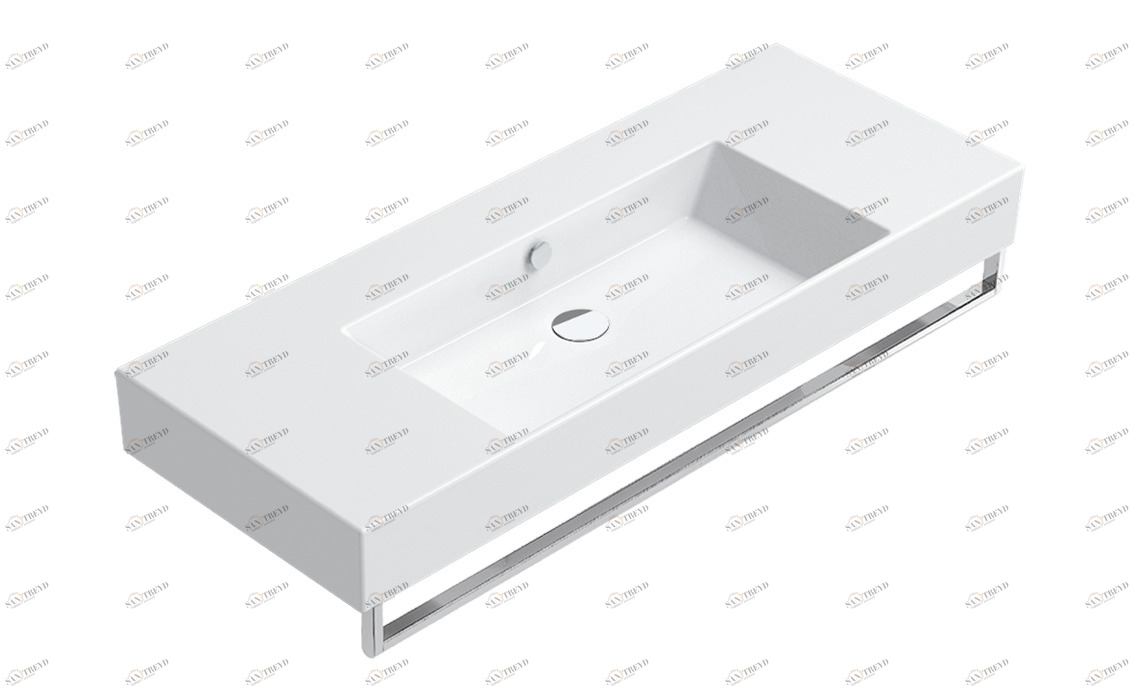 112VPUP00 Подвесная раковина настенная овальная CERAMICA CATALANO Premium белая
