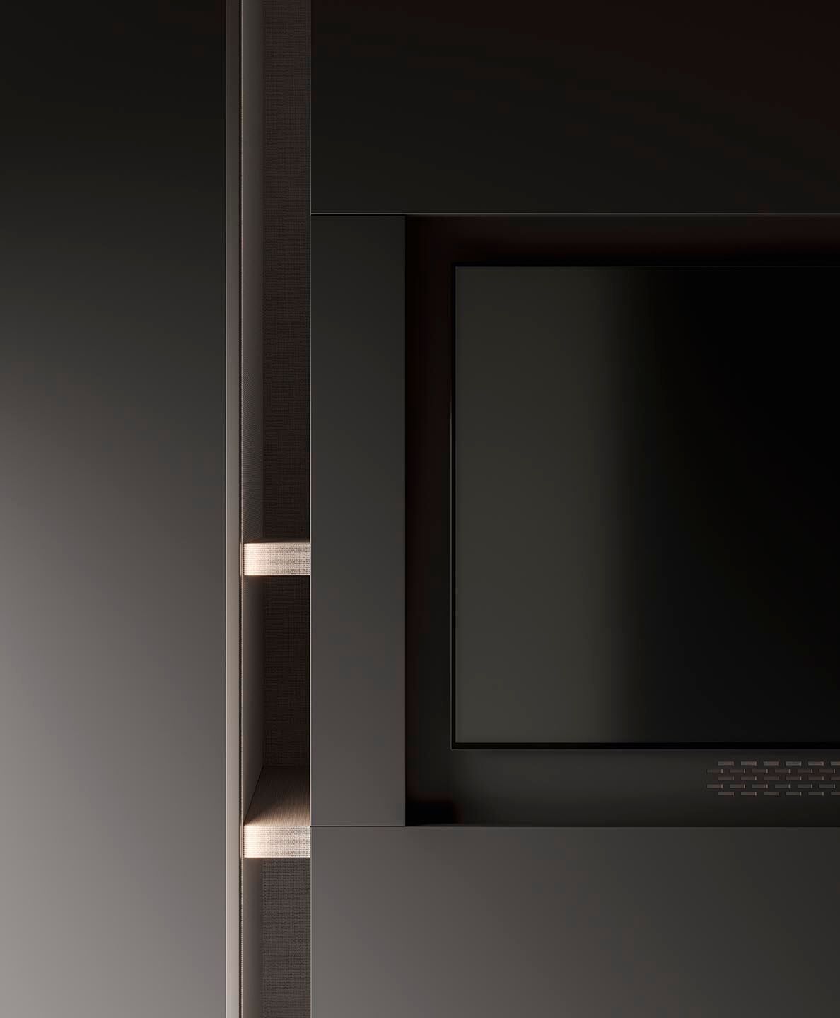 Шкаф с раздвижными дверями и встроенным телевизором Alf DaFrè покер ARCH-00070269 - Вид №3