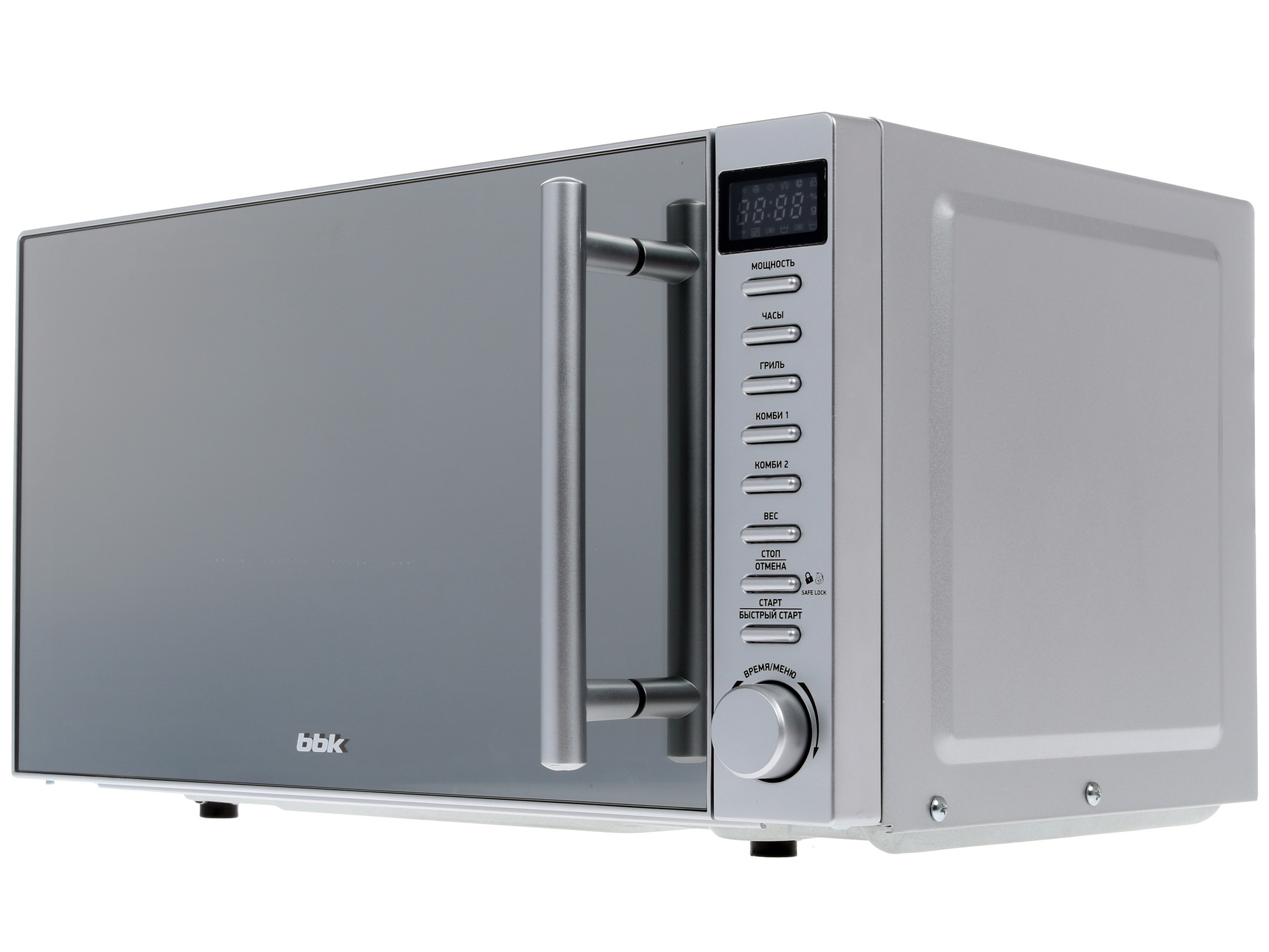 7951857 Микроволновая печь BBK 20MWG-733T/BS-M зеркальный, серебристый STDN-0110964 - Вид №2