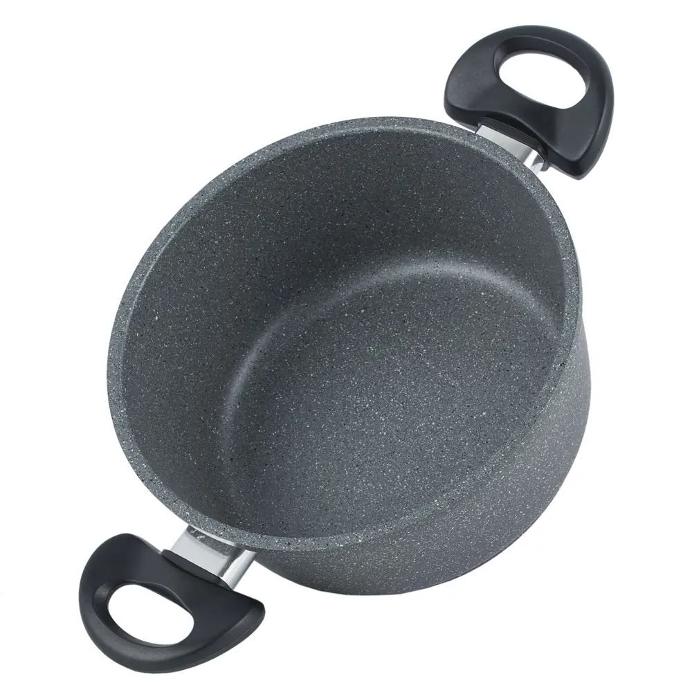 Кастрюля 2 л Werner Letizia 51677 алюминий стеклянная крышка цвет черный STLM-2000296 - Вид №2