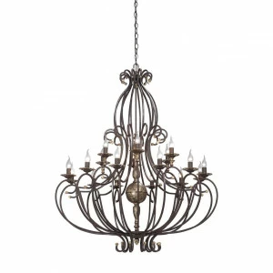 Подвесная люстра Vitaluce V1819-7/12+6 VITALUCE ДИЗАЙНЕРСКИЕ 328909 Коричневый