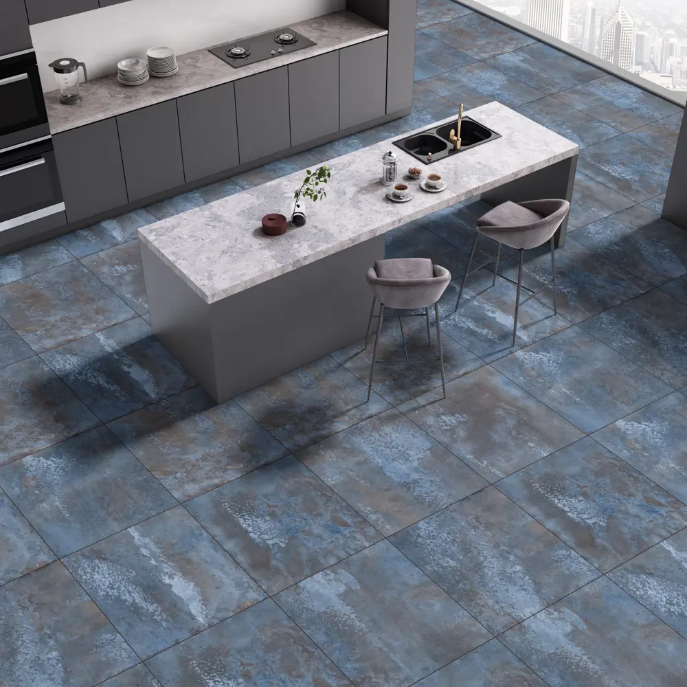 Керамогранит Sapphire 1008 60x60 см 1.44 м² матовый цвет синий Santreyd STLM-2069417