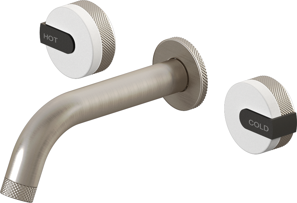 E-11530-R1WT-L1BK-BNi Смеситель для умывальника из 19,1см носикем (внешняя часть) GRAFF MOD+