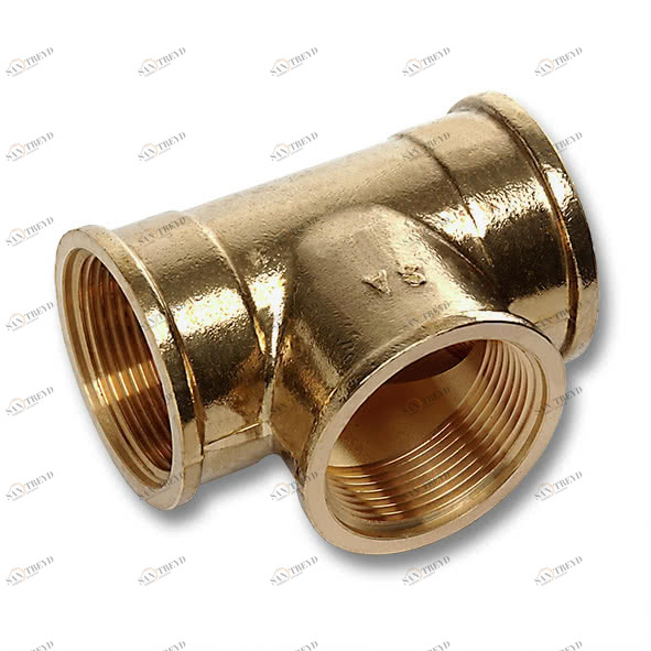 262212R SANHA 622 тройник ВР, латунь 1/2 мм 