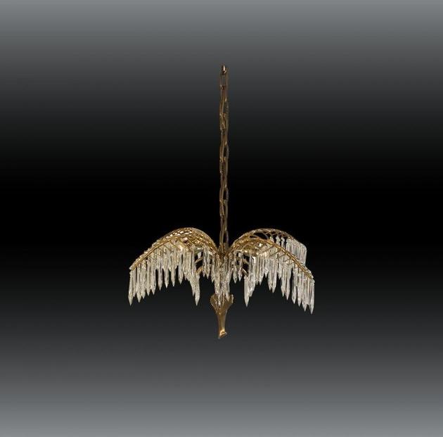 Woka Lamps Vienna Люстра из хрусталя и латуни sun-id-1468160 - Вид №2