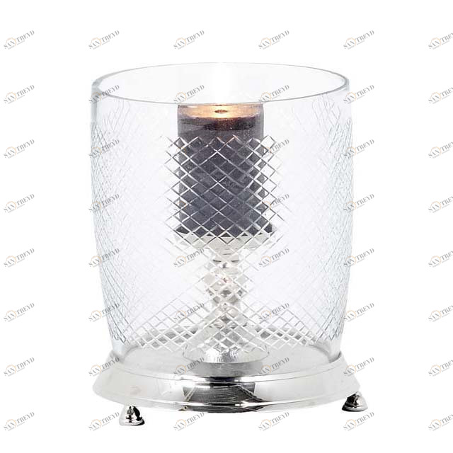 Подсвечник стеклянный прозрачный Cristal от Eichholtz EICHHOLTZ EICHHOLTZ 060243 Прозрачный 