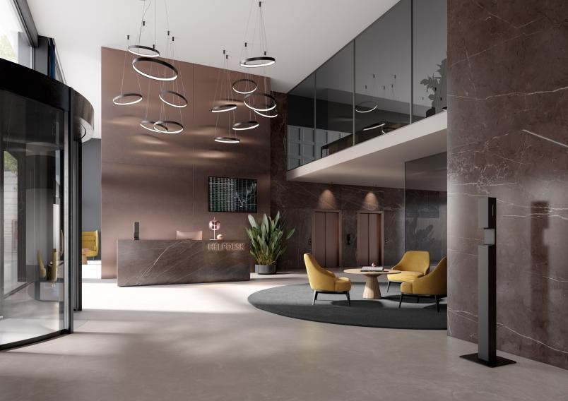 900.06.01360 Сенсорная колонка-дозатор дезинфицирующего средства HEWI System 900 - Вид №4