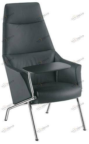 Sesta Кресло в коже с высокой спинкой по контракту Dama lounge Dl-108