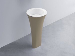 AMLA45-BL+AMPILT-BL+AMCOLT-AV Раковина Amedeo Tondo отдельностоящая cielo Enjoy + Amedeo