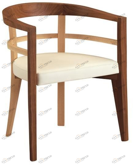 Morelato Кресло из клена с подлокотниками Contemporaneo Art. 3880